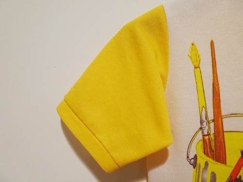 XS Vtg 70s Women's Artist Paint Cans Pop Art Distressed Single Stitch T-Shirt - Picture 6 of 14