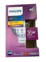 Philips Led MR16 Glas Reflektor 2,9W = 20W 12V GU5,3 230Lm Lampe Warmweiß 2700K