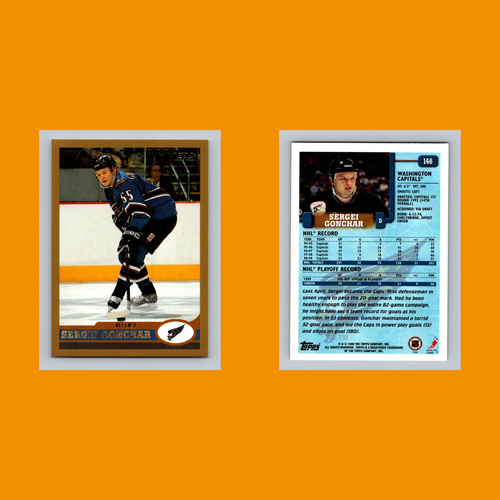 Sergei Gonchar #146 1999 Topps Washington Capitals Hockey Card NHL NM - Picture 3 of 3