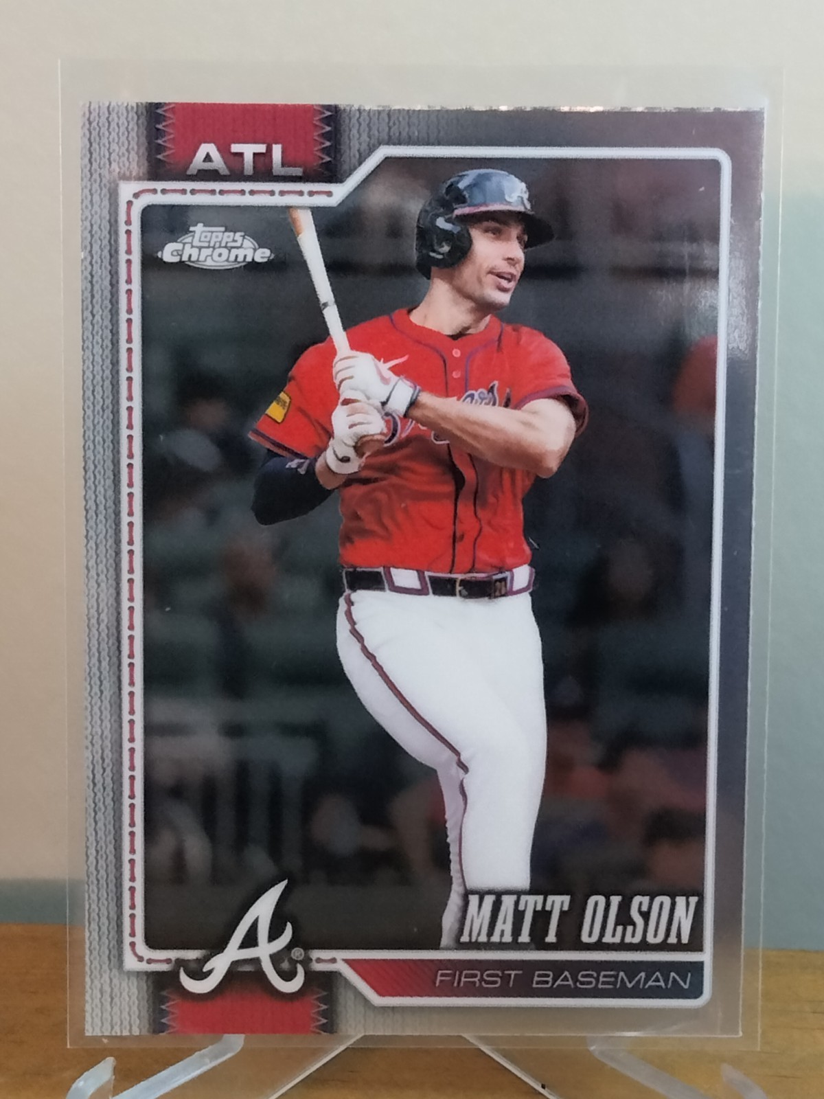 MATT OLSON 2026 Topps Chrome Baseball #241 Atlanta Braves 1B