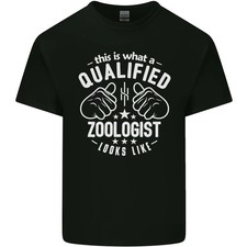 Camiseta de algodón ligero A Qualified Zoologist Looks Like para hombre