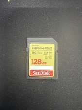 SanDisk Extreme Plus 128GB UHS-I V30 U3 Class 10, SD Memory Card 190 MB/s SDHC