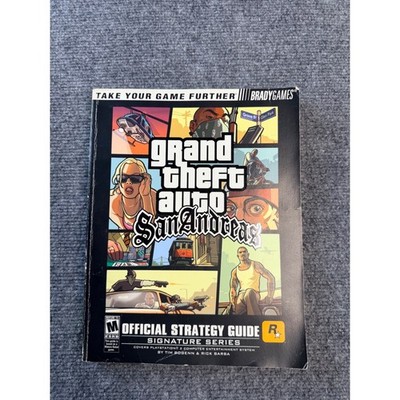BradyGames GTA San Andreas Official Strategy Guide PS2 Vintage 2004 Rockstar