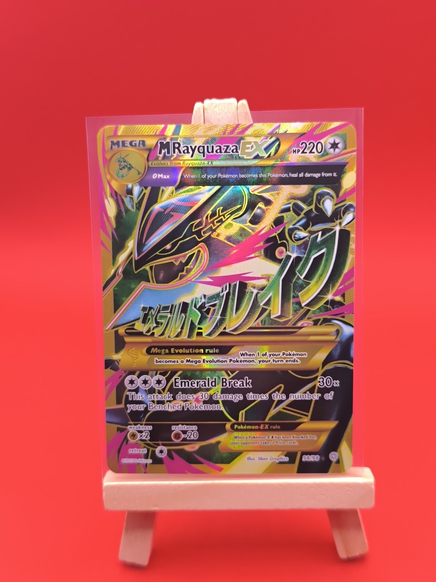 Mega M Rayquaza EX 98/98 Ancient Origins Full Art Secret Rare Gold