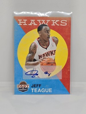 2011-12 Past & Present - Jeff Teague #167 Signatures (AU)