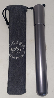 Cigar Case Billet Aircraft Aluminum Alloy Tube Churchill Size Gray Silver
