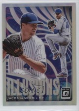 2020 Panini Donruss Optic Illusions Holo Prizm Jacob deGrom #OI-1 4f5
