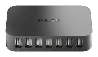 D-Link DUB-H7 D-Link DUB-H7    7-Port USB2 Hub mit Netzteil        schwarz retai