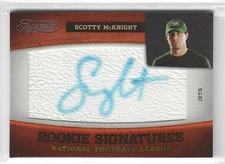 SCOTTY MCKNIGHT 2011 TIMELESS TREASURES ROOKIE AUTO /299 RC NEW YORK JETS