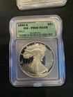 U.S. Mint American Eagle 1990 1 oz Silver Proof Coin ICG PR69