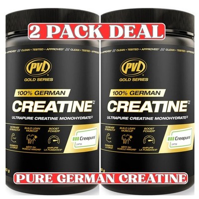 PVL Gold Series 100% German Creatine Creapure Monohydrate 410g 2-Pack 164 Serve