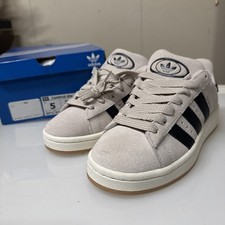 Adidas Campus 00s J Kids Sneakers Black White Mauve Gum Sz 5 Fits 6.5 Wms JR3153