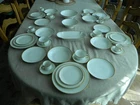 Haviland & Co. Limoges Schl. #1125 Dinner Set for (5) w/3 Serving Piesces