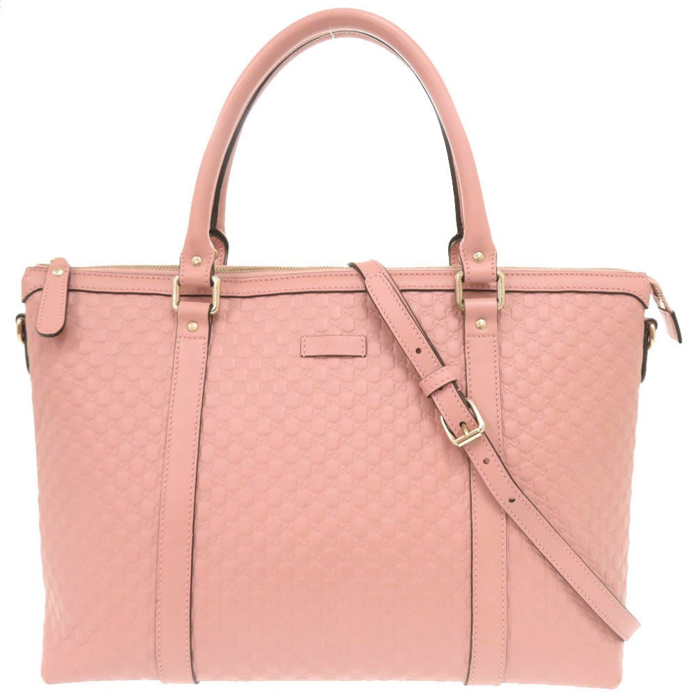 AUTHENTIC GUCCI 449655 Micro Guccissima Hand Bag pink Leather | eBay