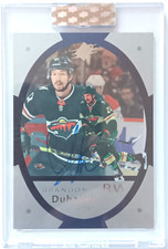 2021-22 UD Clear Cut Rookie Auto Brandon Duhaime Wild Capitals
