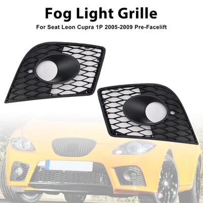 2PCS Front Bumper Fog Light Cover Grille Grill Für Seat Leon Cupra 2005-2012