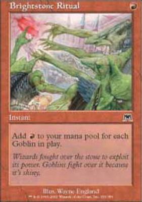 1x] Brightstone Ritual Near Mint, English Onslaught MTG Magic | eBay
