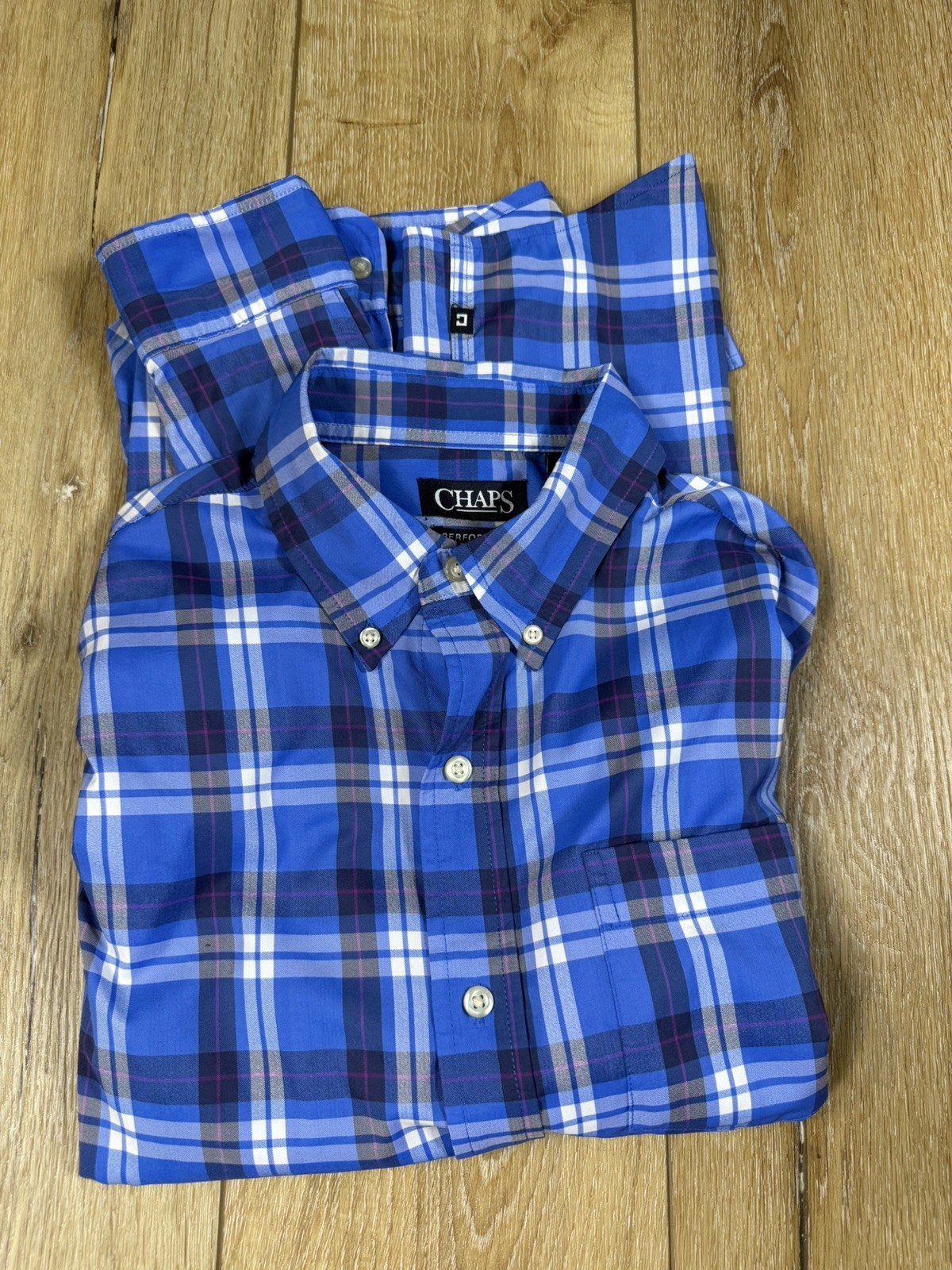 Chaps Men's Medium Performance Button Down Shirt … - image 7