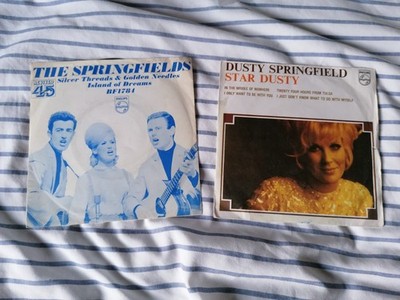 DUSTY SPRINGFIELD STAR DUSTY  EP 1972 & THE SPRINGFIELDS SILVER THREADS 7'' 1969