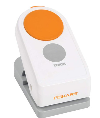 Fiskars 2'' Circle Punch THICK Materials Punches Cardboard Balsa Magnets NEW!!!