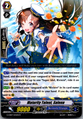 Maturity Talent, Salena R G-CB07: Divas' Festa G-CB07/025EN MP