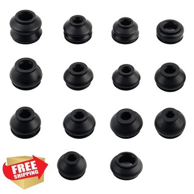 VKQTS 14PCS Tie Rod Boot Kit Rubber Ball Joint