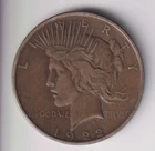 1922 P PEACE ONE DOLLAR 90% SILVER PHILADELPHIA UNITED STATES AMERICA $1 COIN