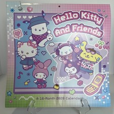 2026 Sanrio - Hello Kitty and Friends Wall Calendar COVER DAMAGE 