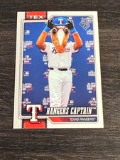2026 Topps Series 1 Celebrations Mascot Cards Rangers Captain #M-12