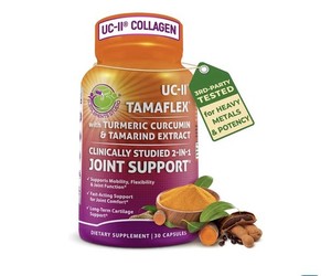 SUPPLEMENTS STUDIO Joint Support UC-II TamaFlex 30 Capsules Turmeric Collagen