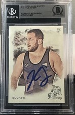 Signed Kyle Snyder 2018 Topps Allen & Ginter #158 Beckett Autograph BAS BGS Auto