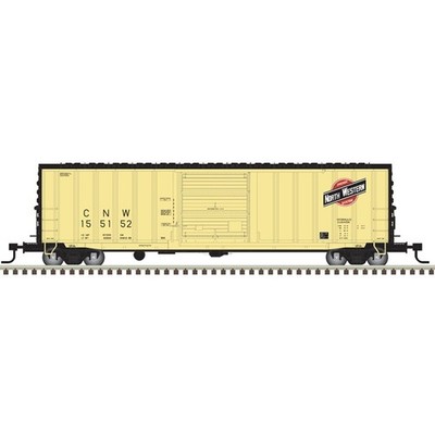 Atlas 20007068 HO 50' Precision Design Box Car Chicago & Northwestern # 155152