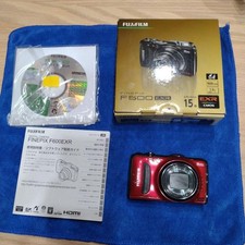 Fujifilm FINEPIX F600EXR Red 15MP Compact Digital Camera Seller Japan