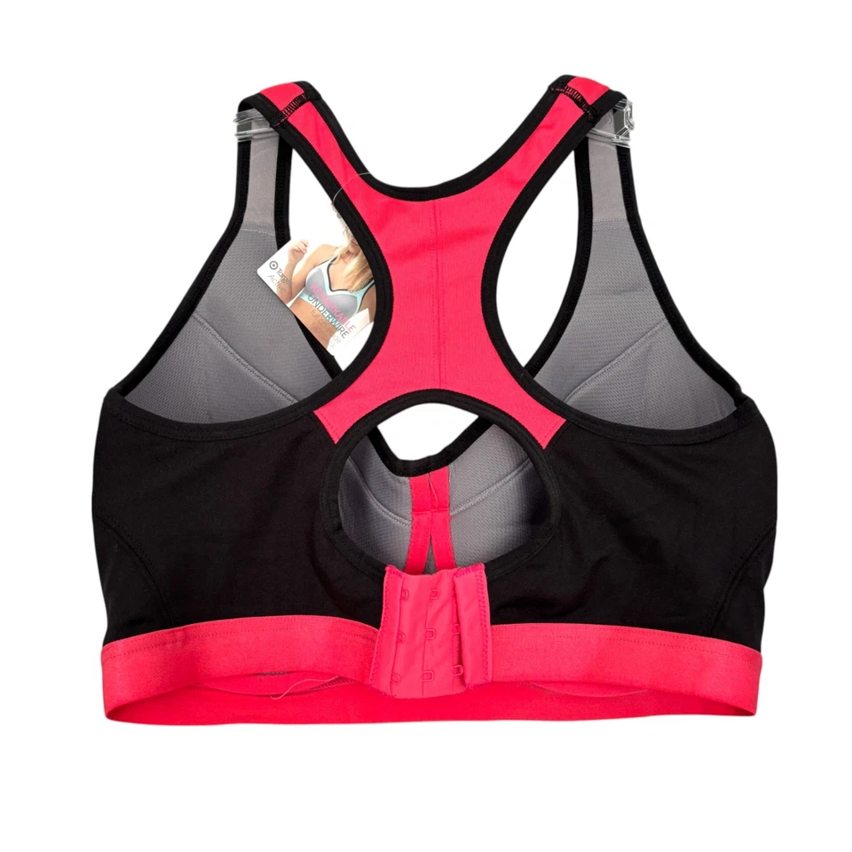 Target Womens 12E High Impact Underwire Full Coverage Sports Bra Racer Back New - image 2 of 4