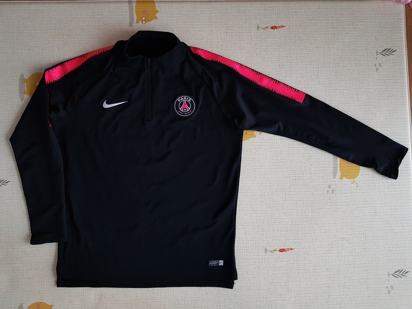 SACAI X NIKE NIKE PARIS SAINT PSG ALLENAMENTO TRAPANO TOP GIACCA PULLOVER PANTALONI 2018 19 NERO ROSA