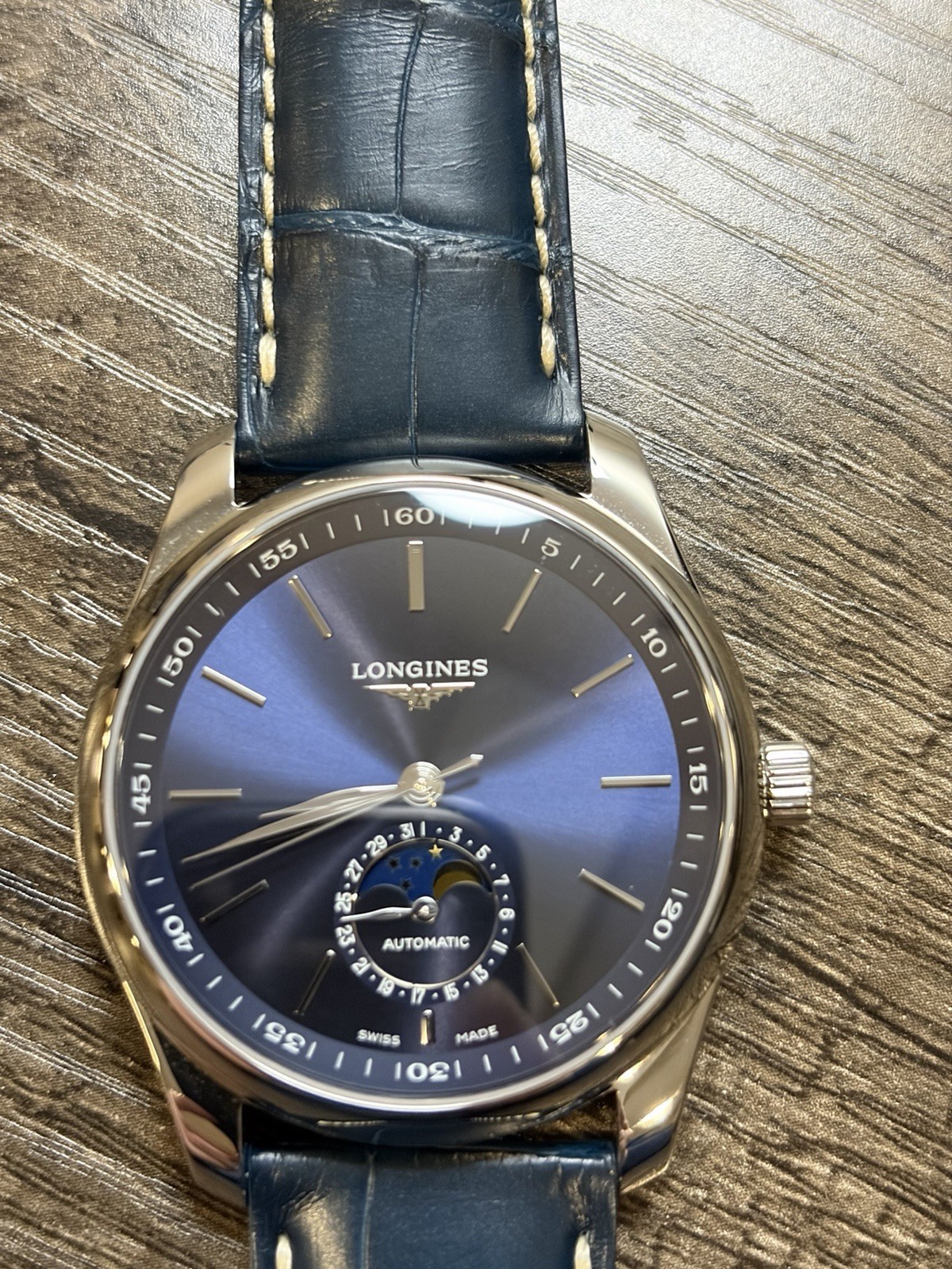 Longines Master Collection Automatic Moonphase Bl… - image 3