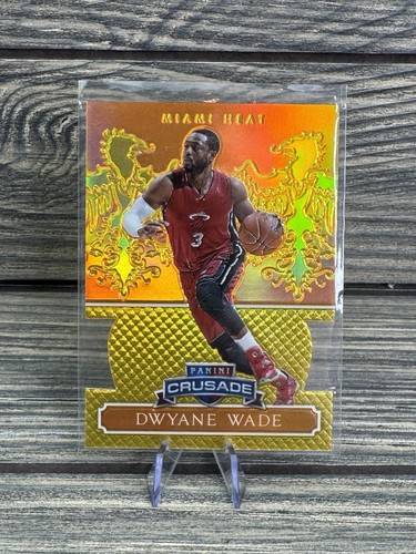 2014-15 Panini Excalibur Dwyane Wade Orange Crusade Die Cut 29/60 Miami Heat - Picture 3 of 14