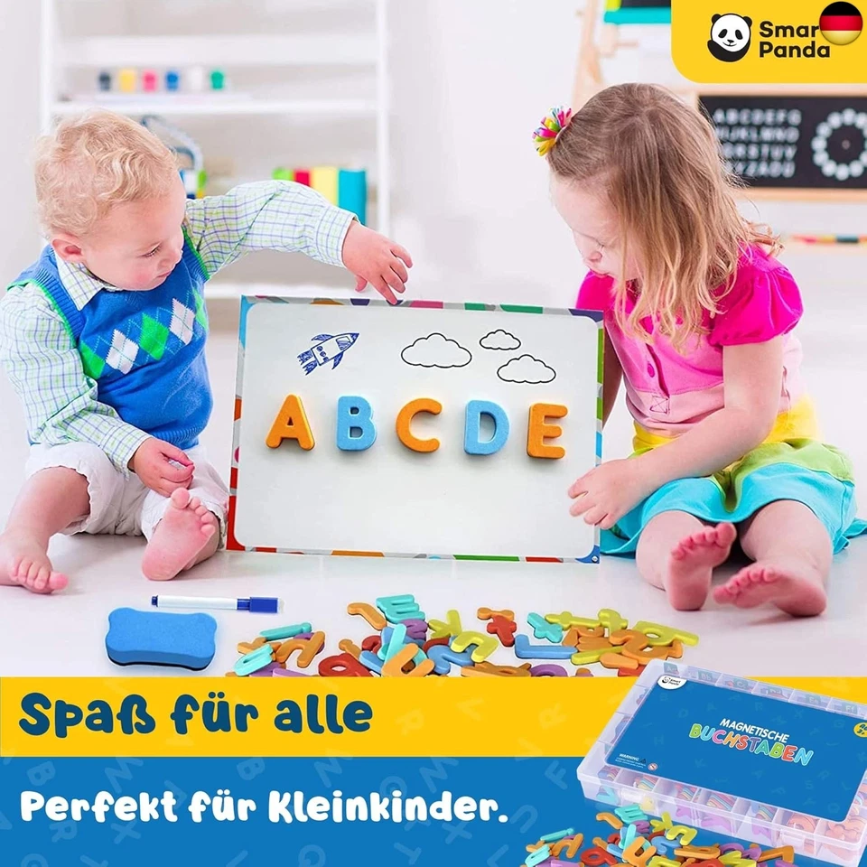 Magnetische Buchstaben und Zahlen für Kinder ? Das komplette Set: 182  - Bild 3 von 4