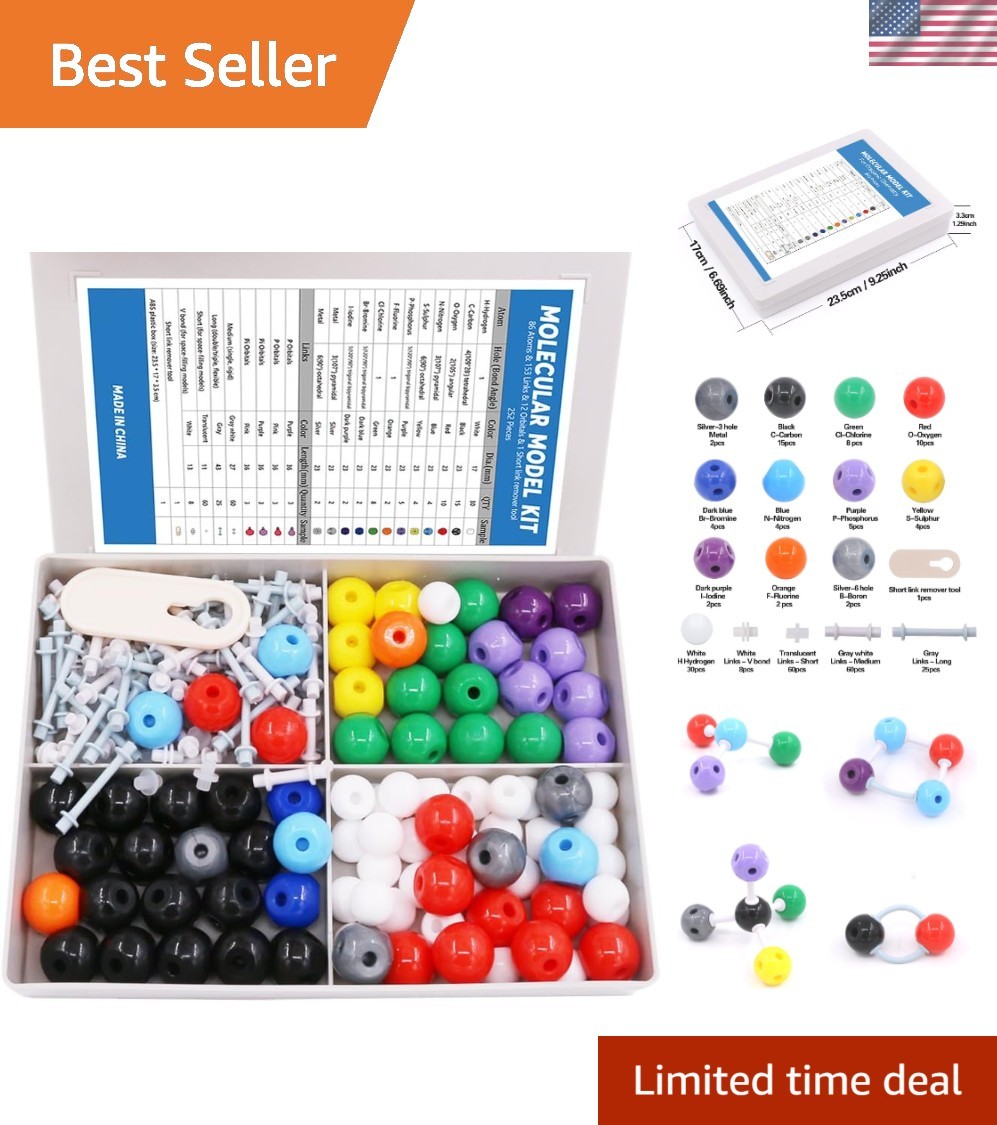 240 Pcs Organic Chemistry Molecular Model Student and Teache