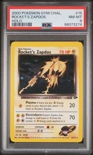 PSA 8 Rocket's Zapdos 15/132 Gym Challenge Holo Pokémon Card on eBay