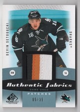 2010-11 SP GAME USED PATCHES DEVIN SETOGUCHI /35