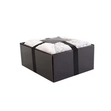 Gift Boxed Reversible Throw Snow Blanket Leopard Gray - Christian