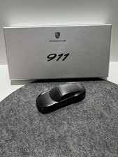 Porsche 911 Briefbeschwerer schwarz matt Aluminium OVP Top Zustand