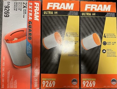 3 FRAM Extra Guard 9269 Air Filters for GM Truck FREE SHIPPING!