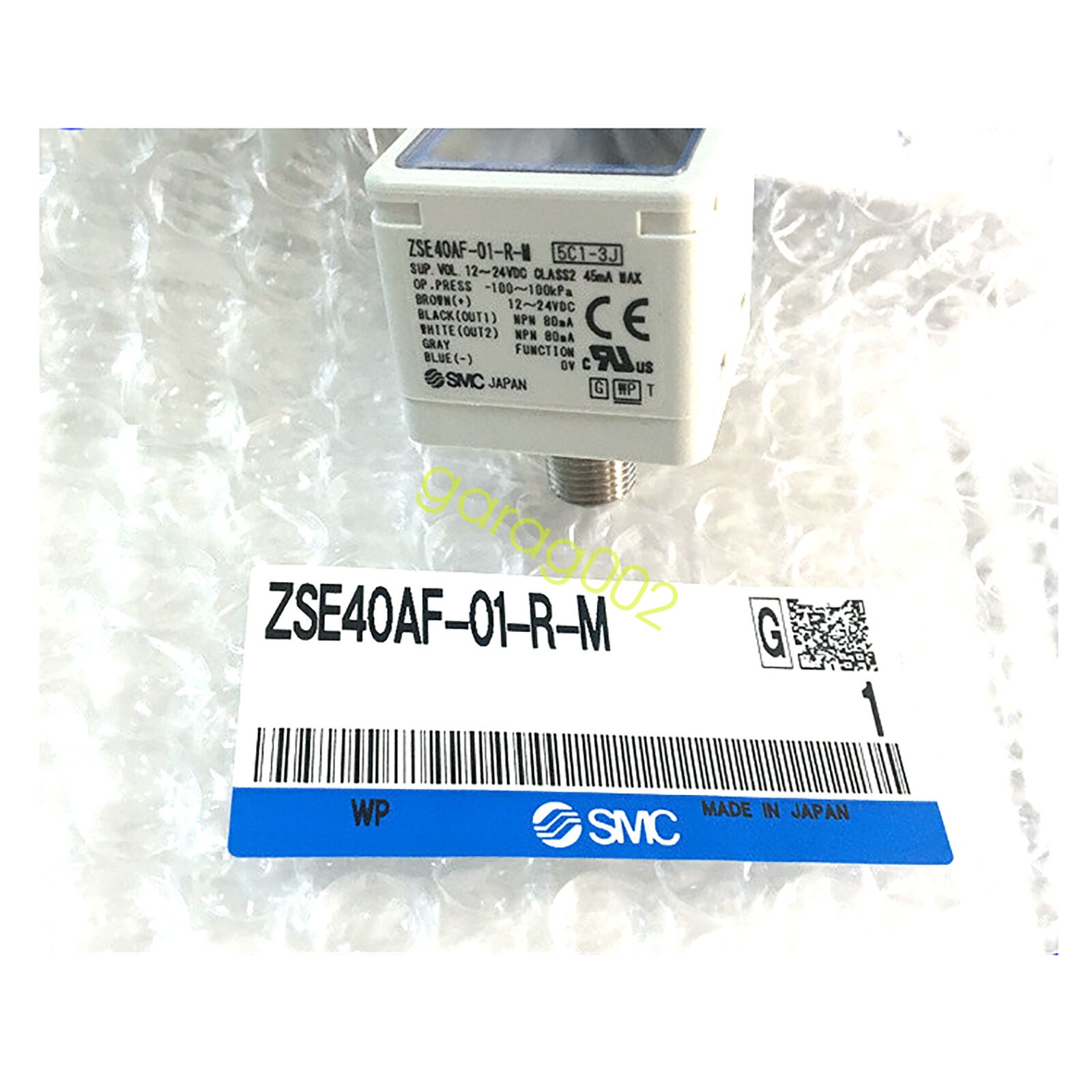 SMC ZSE40AF-01-R-M Pressure Switch New