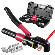 8T Hydraulic Wire Crimper Crimping Tool Batte...