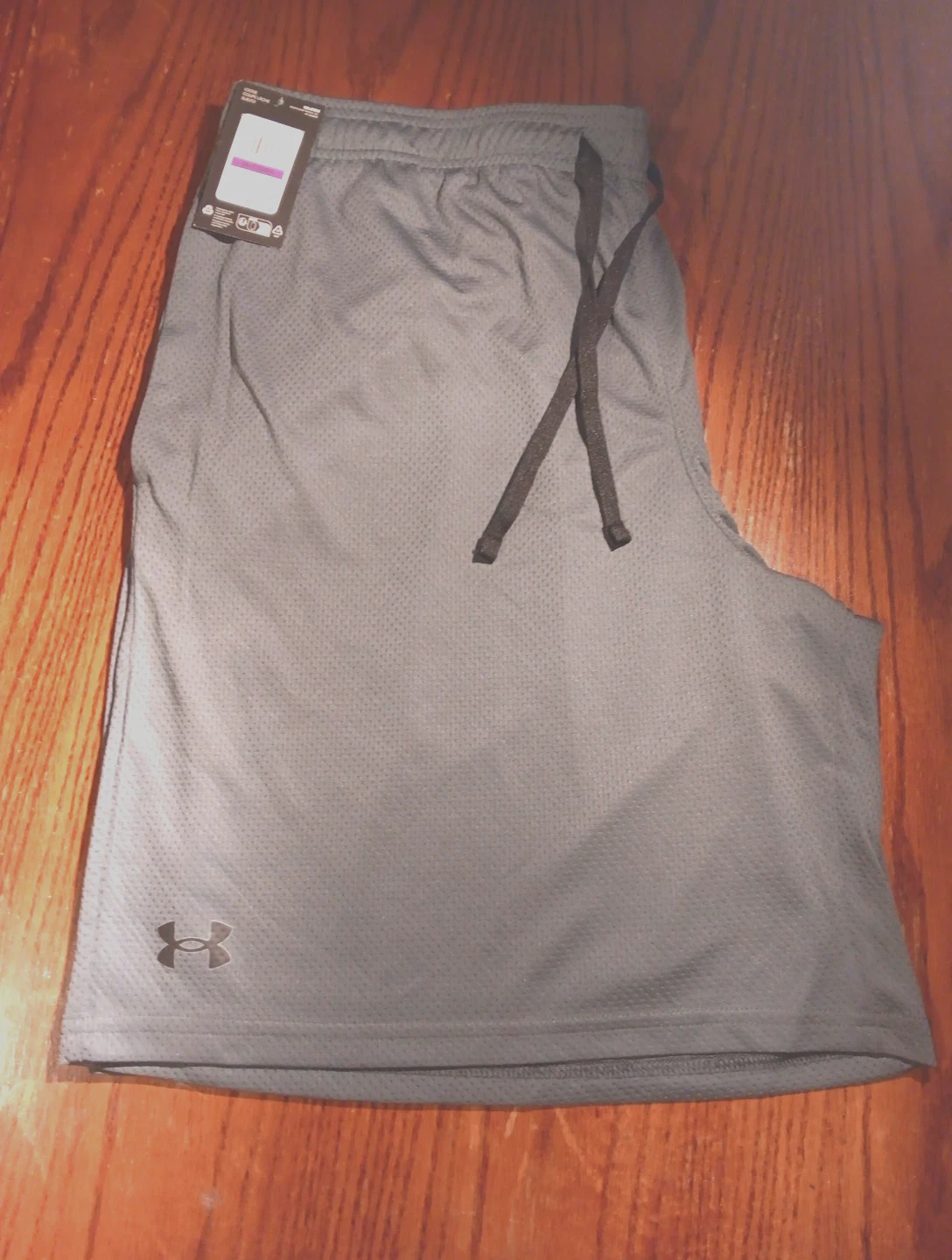 Under Armour Men's UA Tech Mesh Shorts with Mesh Pockets 2XL 1328705 Gray New