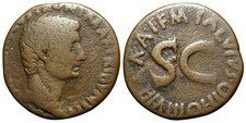 Augustus Æ AS struck with M Salvius Otho (7 BC)