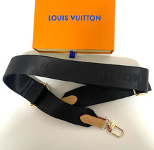 Louis Vuitton Shoulder Strap Adjustable Crossbody Shoulder Black Replacement