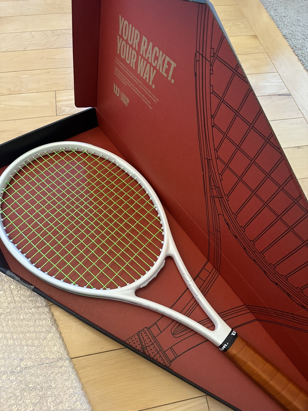 Wilson Pro Staff RF97 Autograph 4-3/8" Tennis Racket - Personalized racket